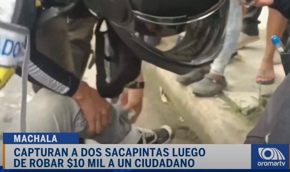 NoticiasOromar Captura De Sacapintas En Machala Provincia De El Oro