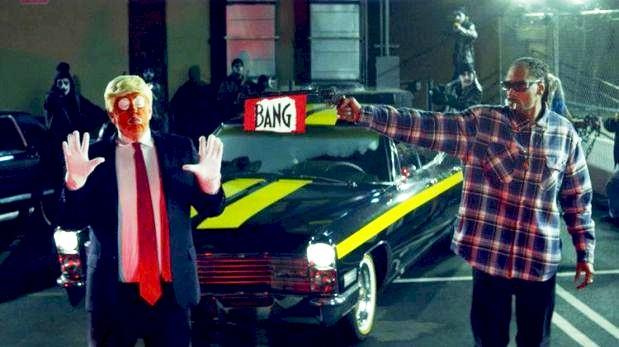 Donald Trump contra nuevo video de Snoop Dogg