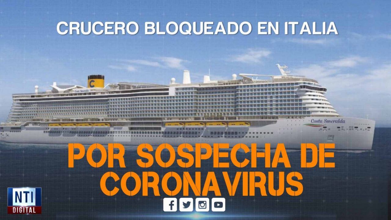 Italia bloquea crucero con unos 6.000 pasajeros por posible caso de coronavirus