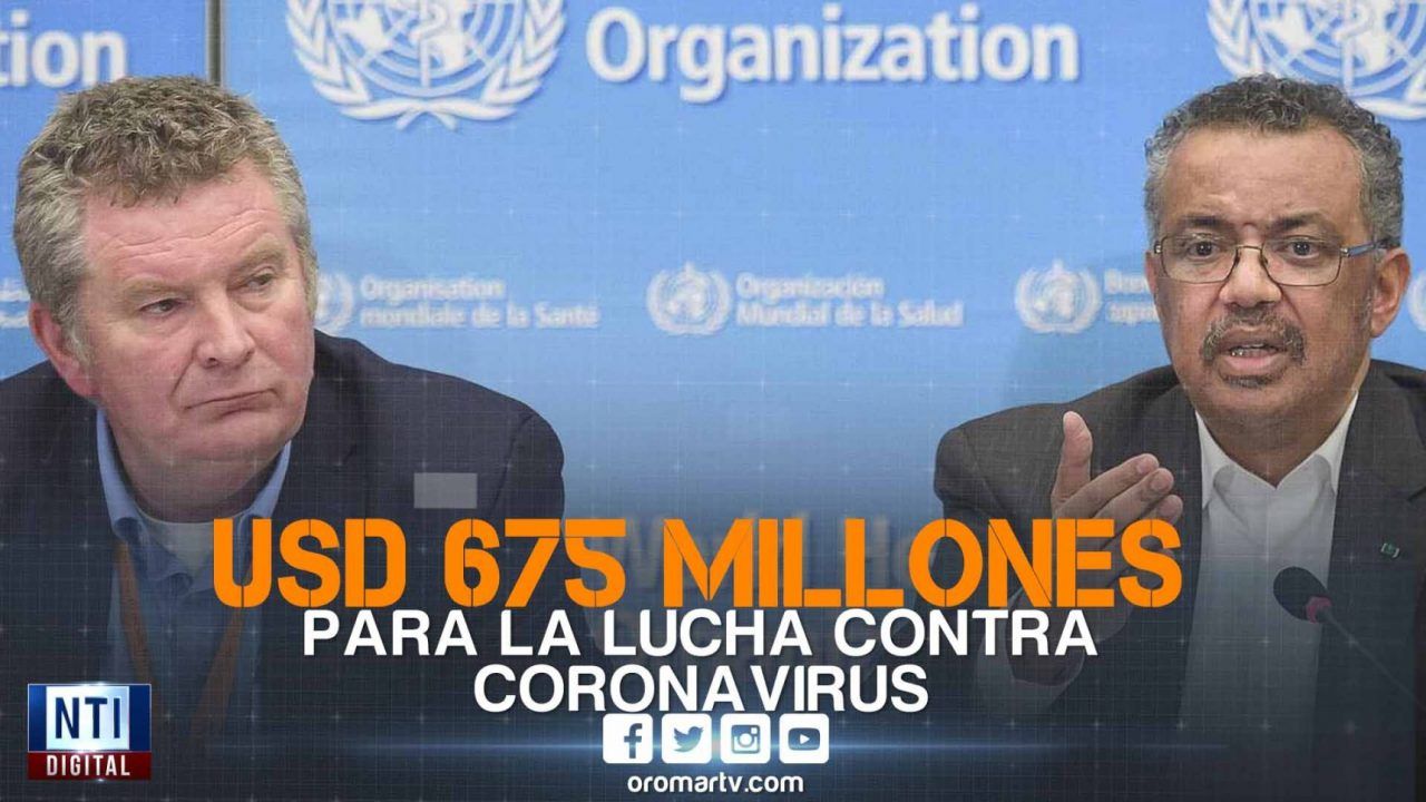 OMS solicita fondos para financiar la lucha contra el coronavirus