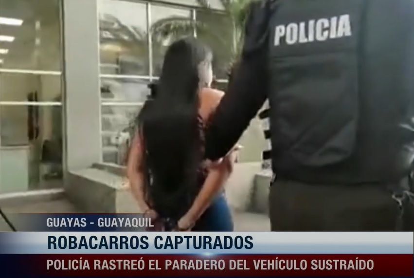 Captura de mujeres «robacarros» en Guayaquil