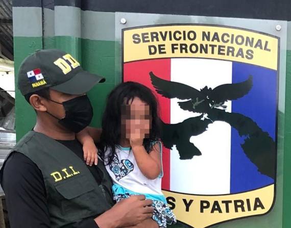 Niña es rescatada en Panamá