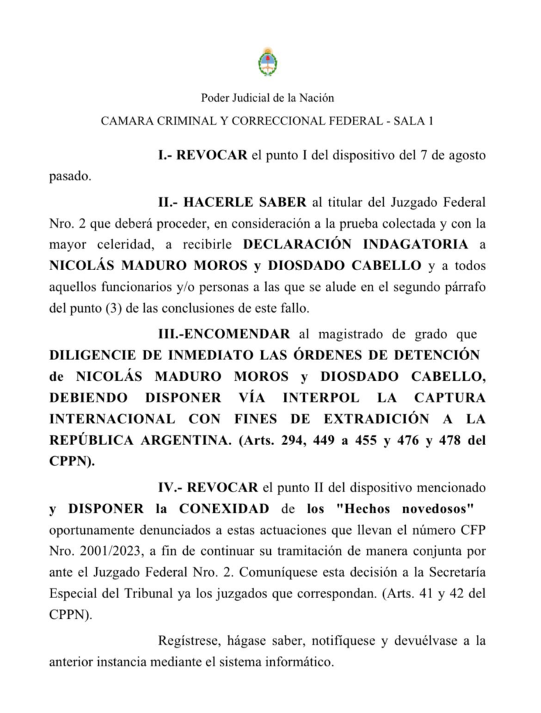 Los jueces aplican el principio de “justicia universal” para los casos de delitos de lesa humanidad